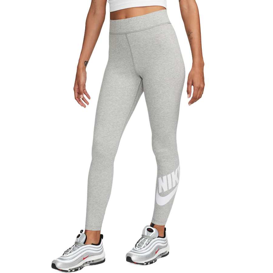 Nike Nike Sportswear SS23 Leggings Women's Dark Gray Mixed Color/White