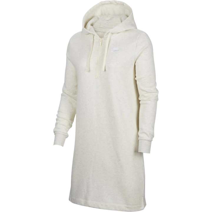 Nike Nike Long Sleeved Dresses Women's Color Mixed Oat/White Hooded Moderate Short