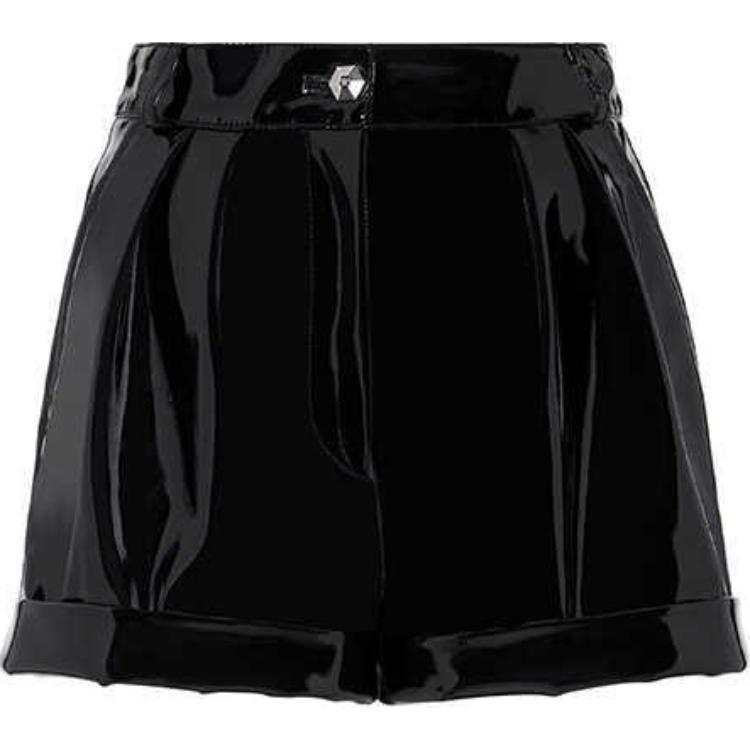 Philipp Plein coated high-wasted shorts
