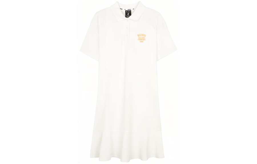 Skechers Short Sleeved Dress Women's Marshmallow White