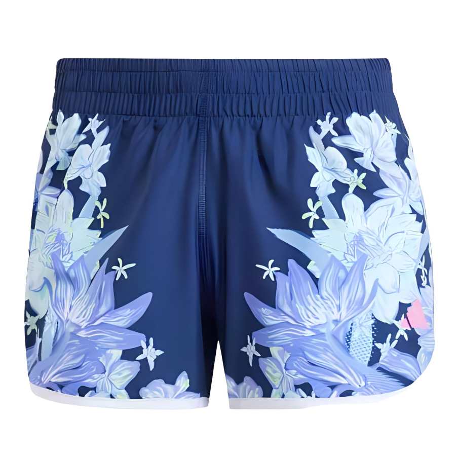 Adidas Adidas Own The Run Casual Shorts Women's Dark Blue/Semi Shimmery Aqua Green/Half Cobalt Blue/Transparent Lemon