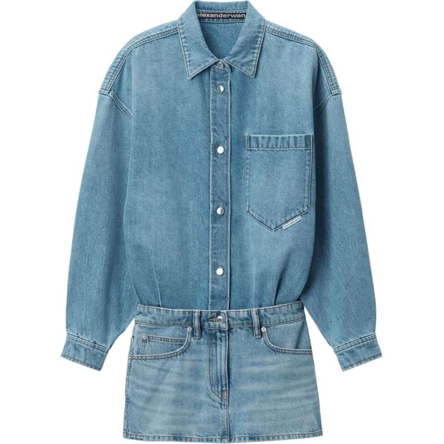 Alexander Wang long-sleeved shirt dress