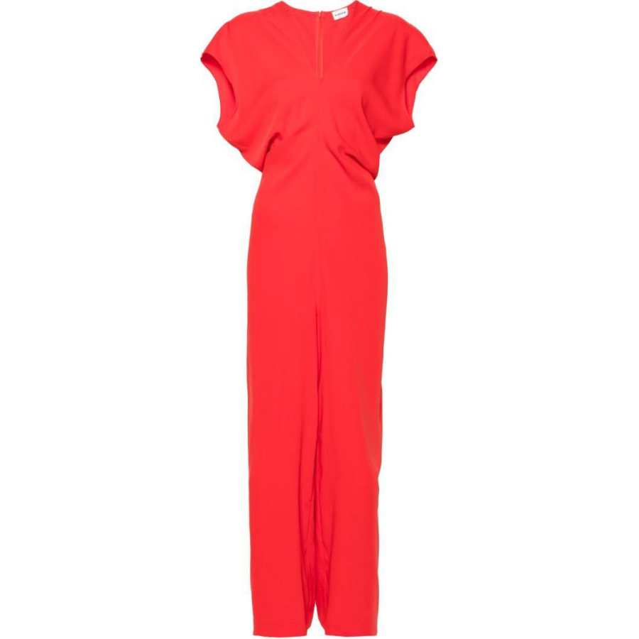 PAROSH Jumpsuit Women's Coral Red