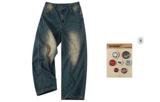 Madgood Jeans Unisex Gift Box Set Included Nostalgic Blue