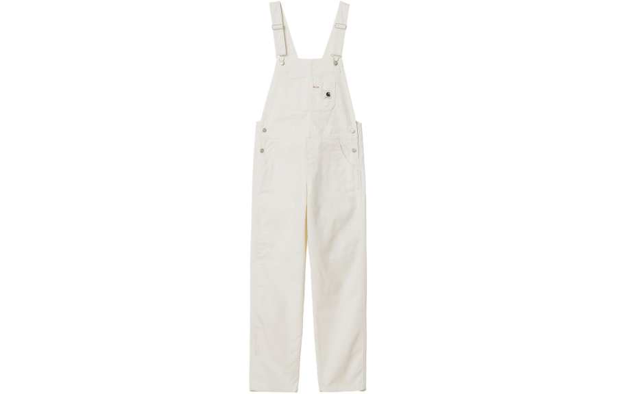 Carhartt WIP SS24 W' Bib Overall Straight Overalls Women's White