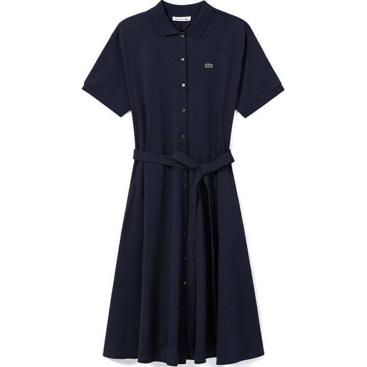 LACOSTE Short Sleeved Dress Women's