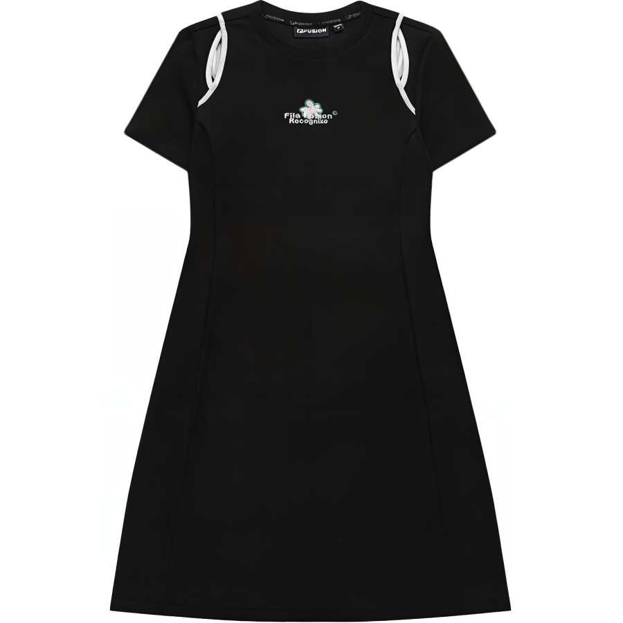 FILA FUSION Short Sleeved Dress Women's Jet Black