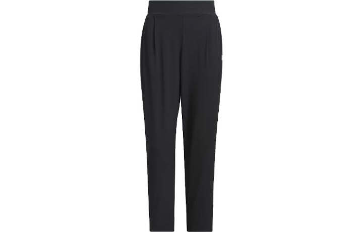 Adidas Adidas Stretch Pull on Ankle Pants Knitted Sweatpants Women's Black