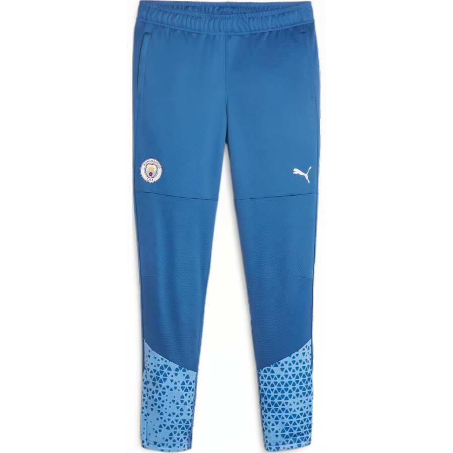 PUMA Manchester City Knitted Sweatpants Women's Lake Blue