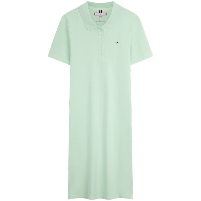 Tommy Hilfiger Short Sleeved Dress Women's Light Green