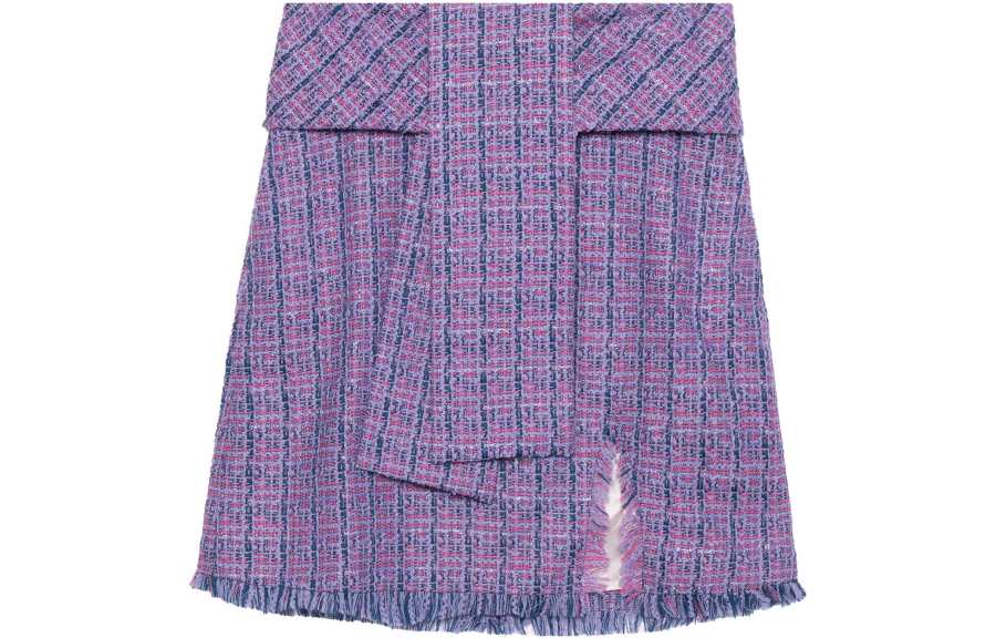 Lanvin Short Skirt Women's Light Purple