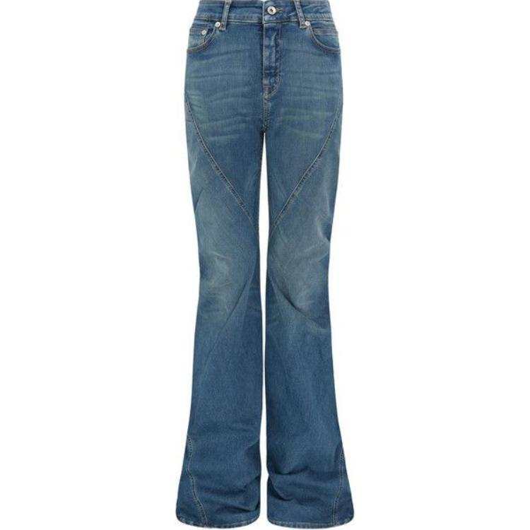 Rick Owens DRKSHDW SS25 Jeans Women's Blue