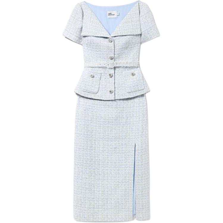 Self-portrait Self portrait Bouclé Midi Dress