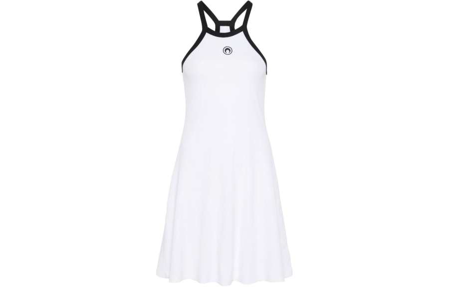 Marine Serre Crescent Moon embroidered Mini Dress