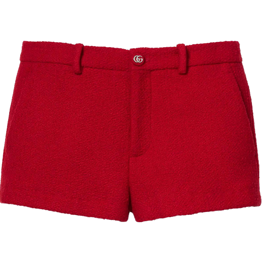 GUCCI SS25 Casual Shorts Women's Red
