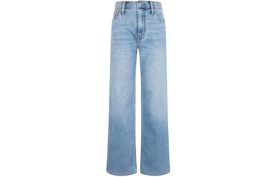 Calvin Klein Jeans Women's 1AA Denim Light Blue Moderate Wide Leg Pants