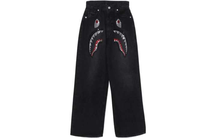 A BATHING APE A BATHING APE Jeans Women's Moderate Straight Fit Pants