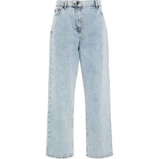 Magda Butrym Loose Leg Denim Jeans