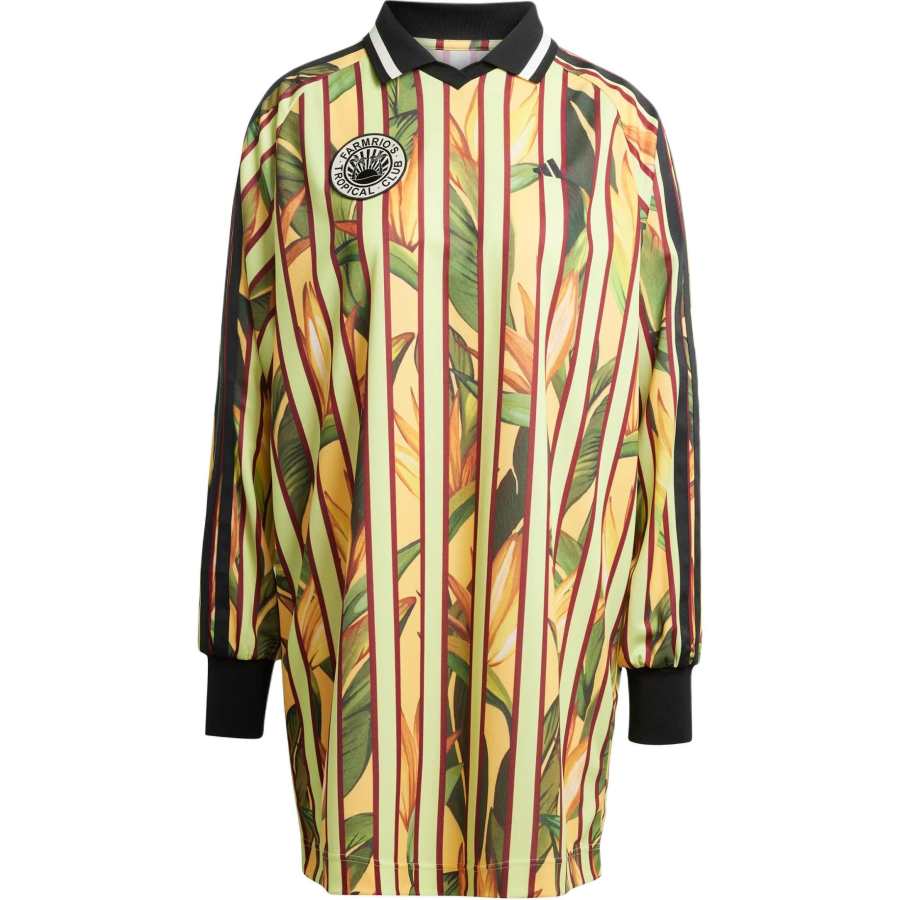 Adidas Adidas X Farm Premium Stripe tropical Print Dress