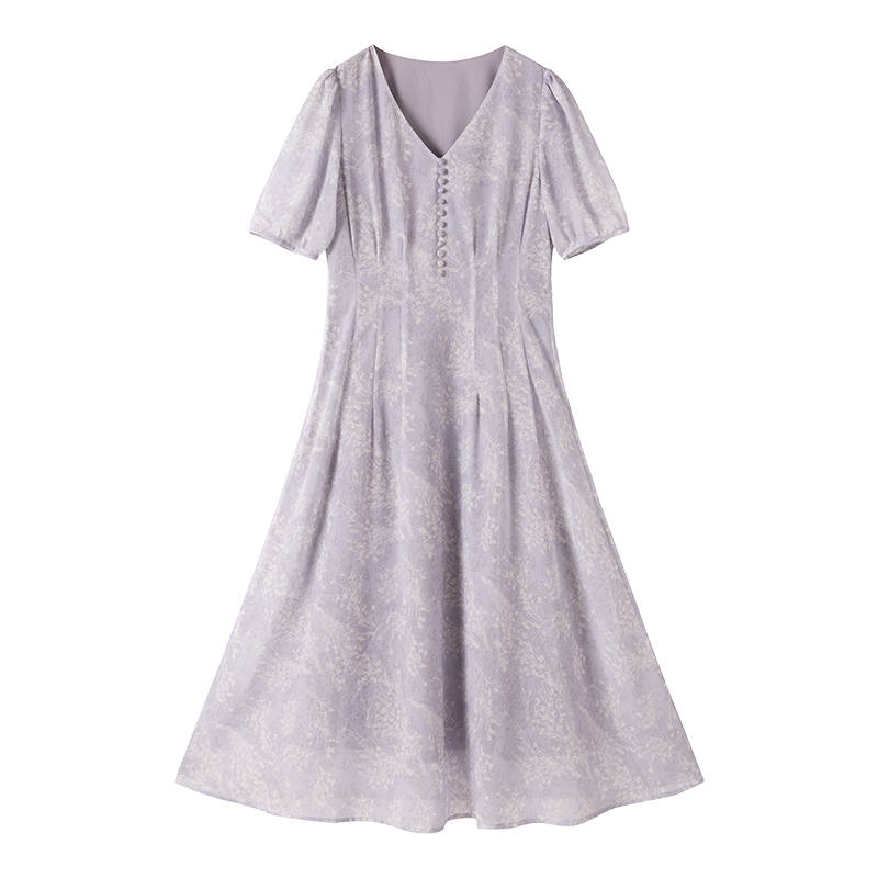 XIANGYING Short Sleeved Dress Women's