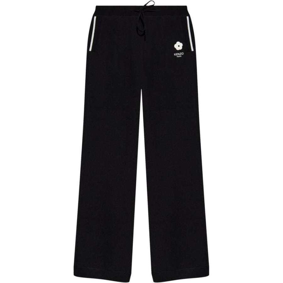 KENZO SS24 Knitted Sweatpants Women's Black