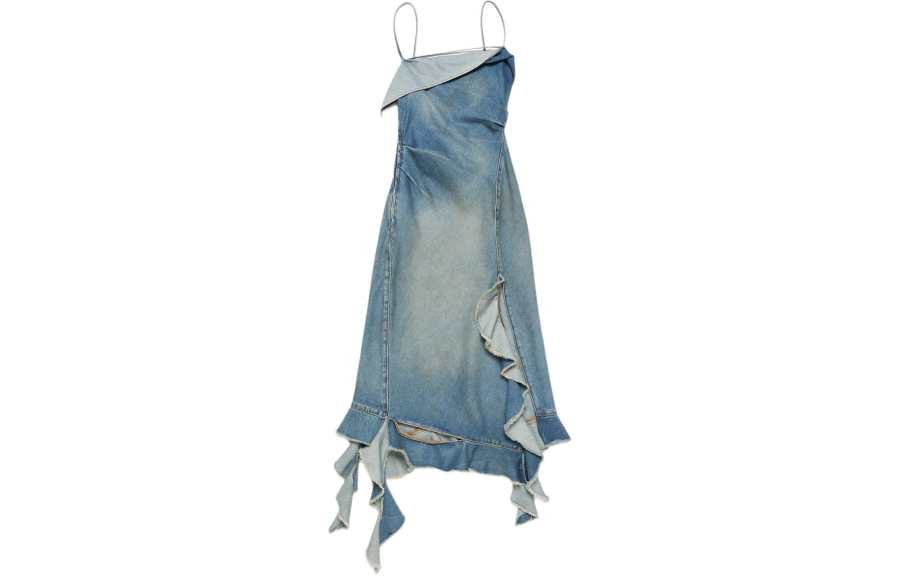 Acne Studios Acne Studios SS24 Slip Dress Women's Medium Blue