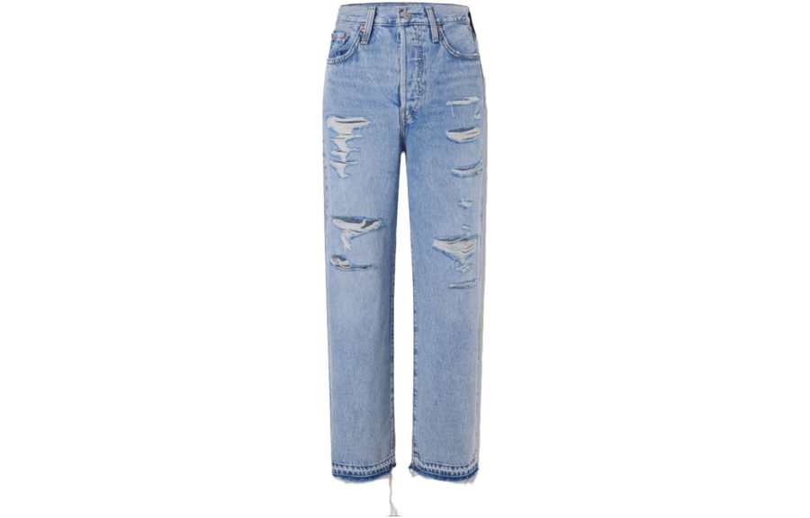 Levis Jeans Women's Blue Moderate Straight Fit Pants