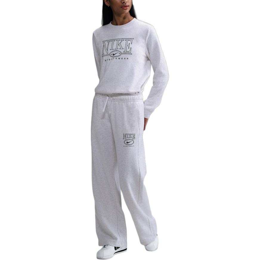 Nike Nike Sportswear Club Fleece Women's Mid Rise Wide Leg Graphic Pants