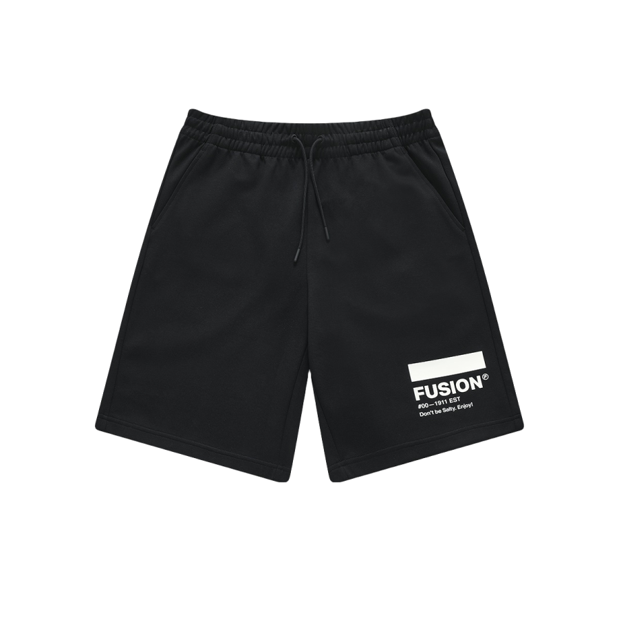FILA FUSION Casual Shorts Unisex Jet Black