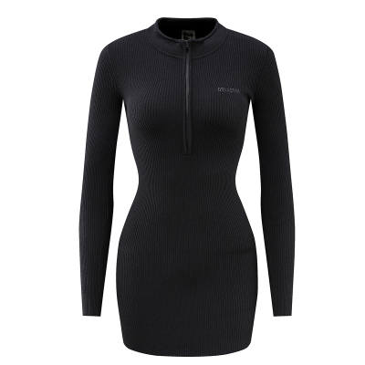 ORIASTAR Long Sleeved Dress Women's Black