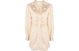 ISABEL MARANT Striped Long Sleeved Dress