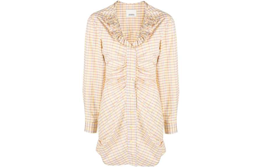 ISABEL MARANT Striped Long Sleeved Dress