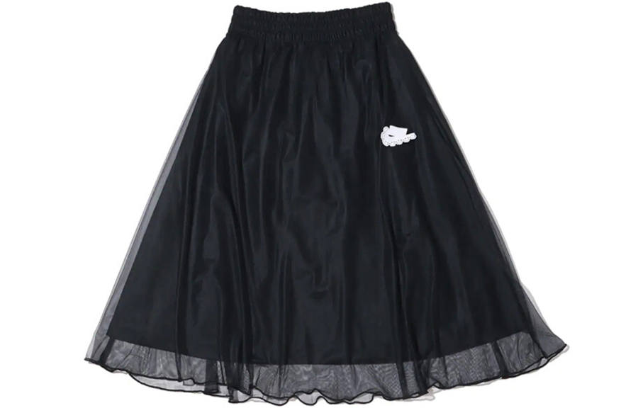 Nike Nike Casual Long Skirts Women's Black Thin Mid Length A Line Skirt