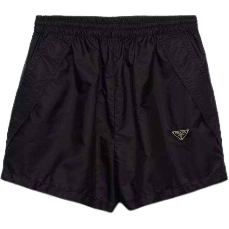 PRADA Prada triangle-logo shorts