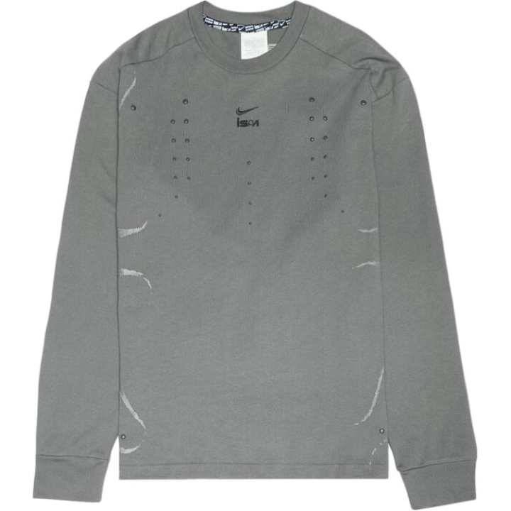 Nike Nike T Shirts Unisex Gray Crew Neck Moderate