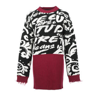 VERSACE JEANS COUTURE FW22 Long Sleeved Dress Women's