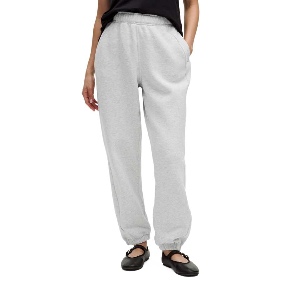 Lululemon Scuba Series Knitted Sweatpants Women's Mixed Light Gray