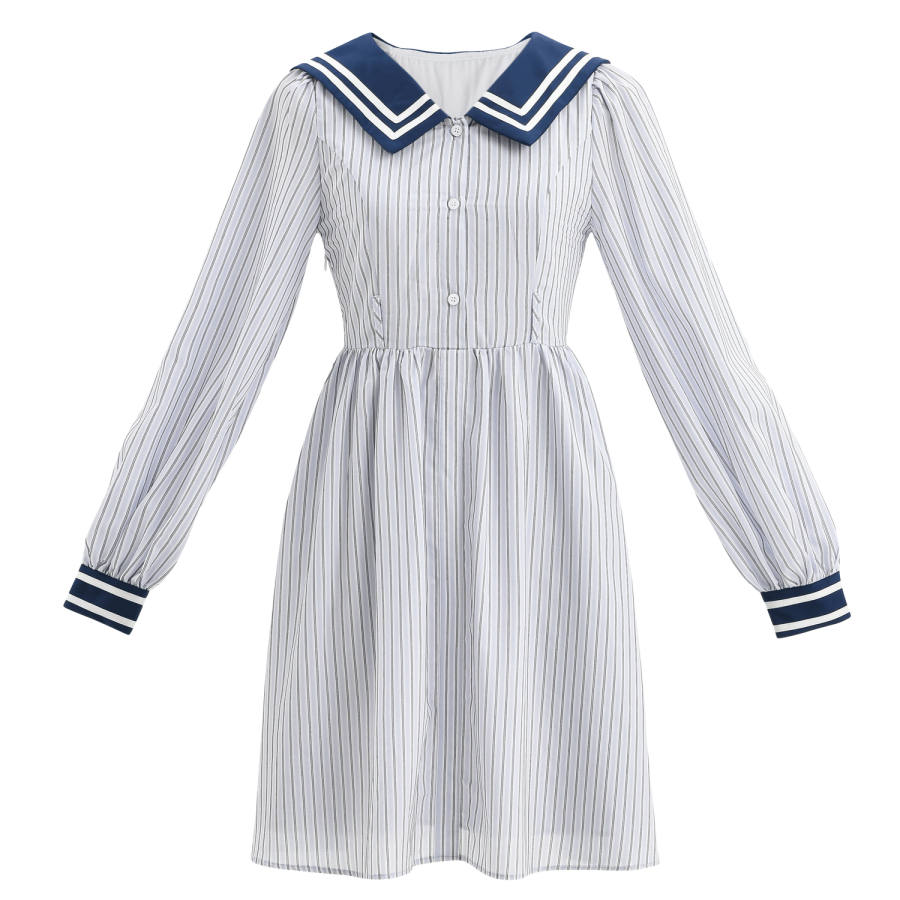 Snbl x ZHUDI Long Sleeved Dress Women's Blue