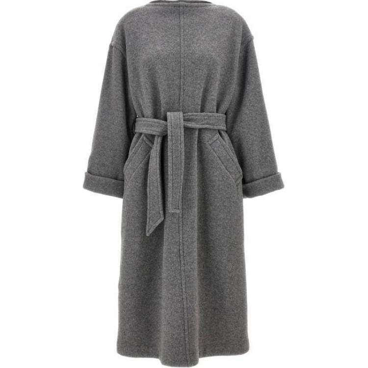 MM6 Maison Margiela Tie-Waisted Midi Dress