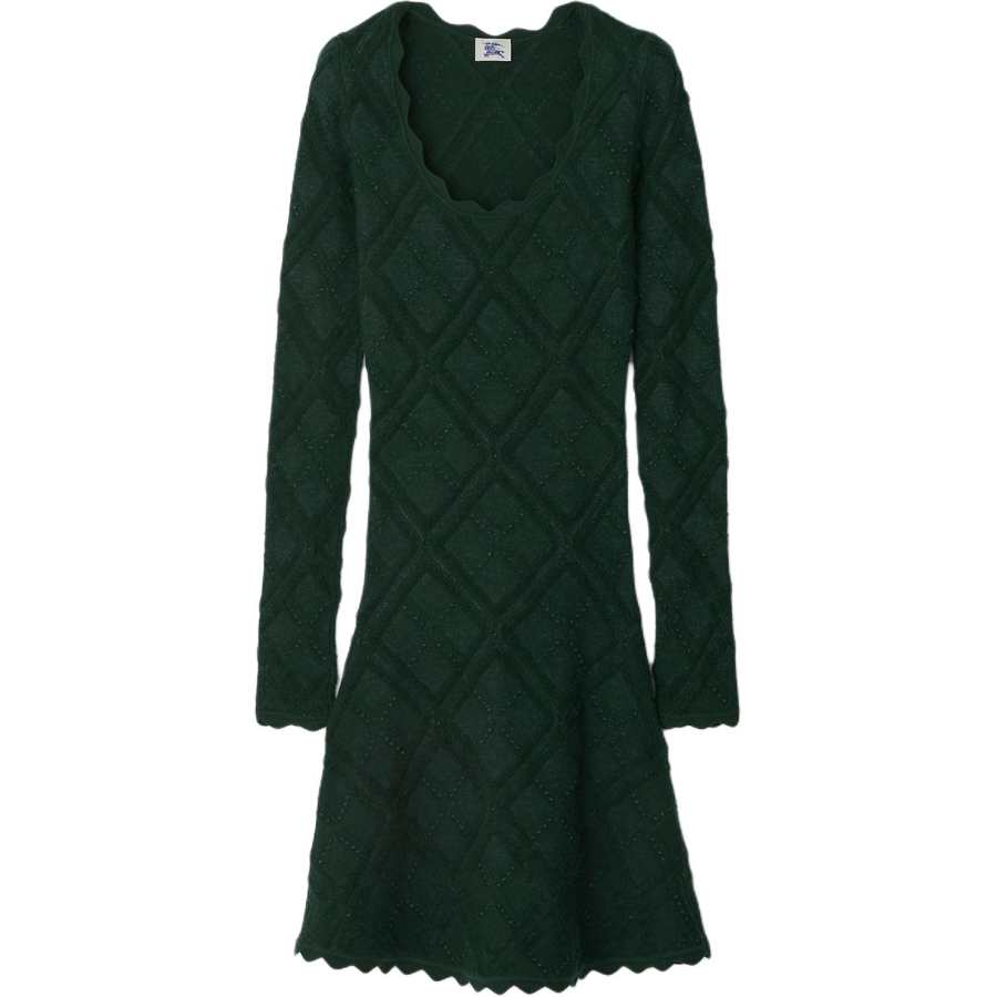 Burberry 【Previous SeasonFinal Sale】Aran long-sleeve knitted dress