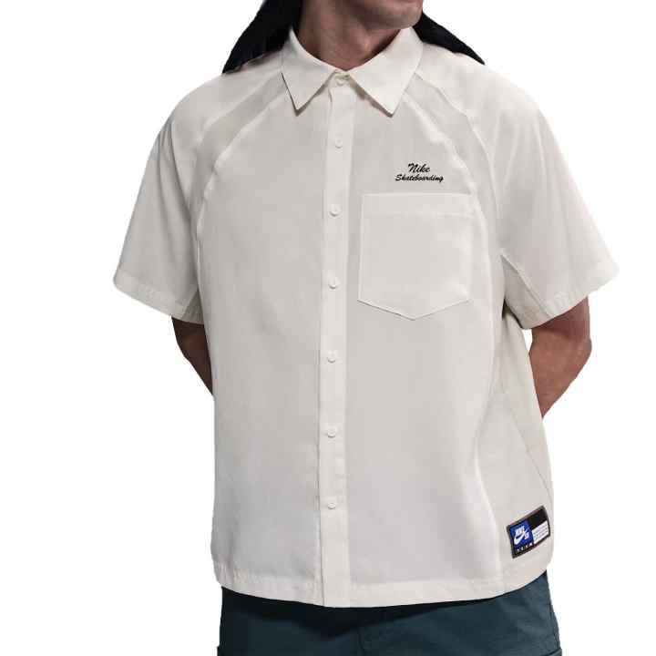 Nike Nike Sb Dri FIT Woven Short Sleeve Bowler Shirt