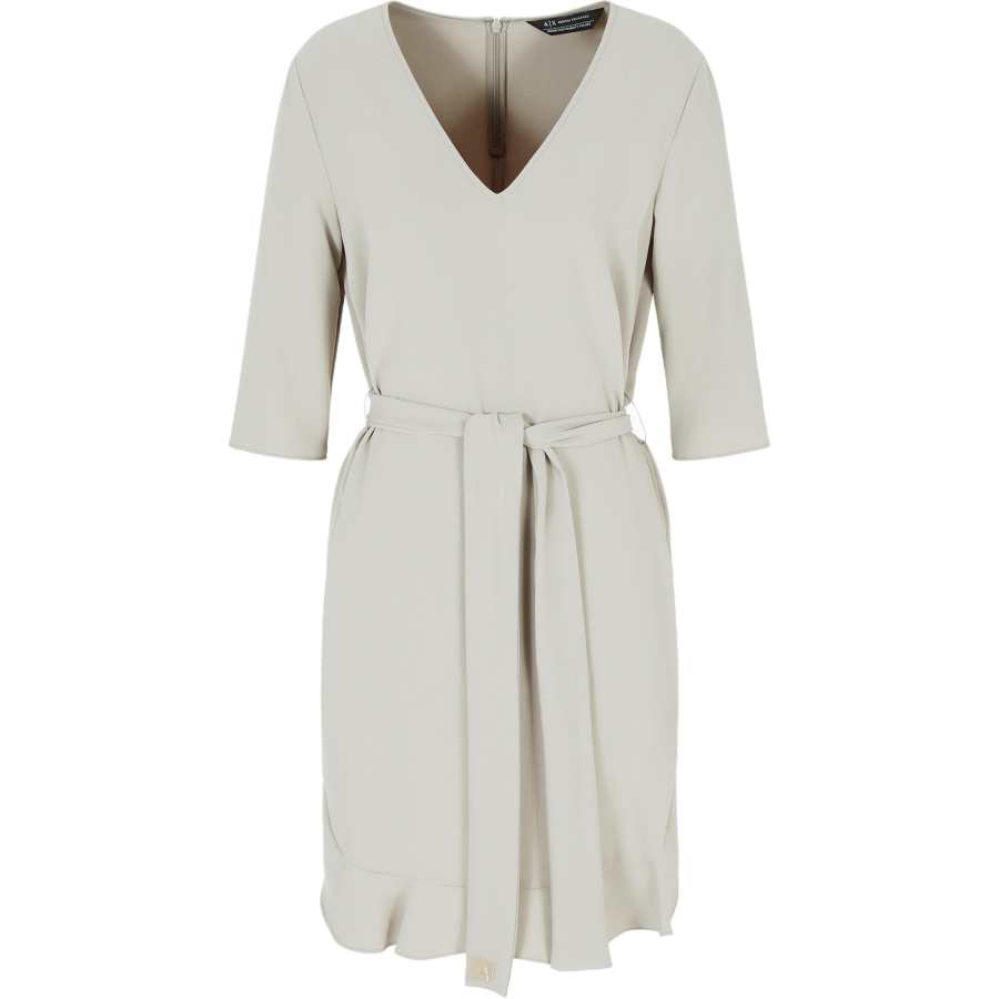 ARMANI EXCHANGE ARMANI EXCHANGEAE FW24 Long Sleeved Dress Women's Gray Green