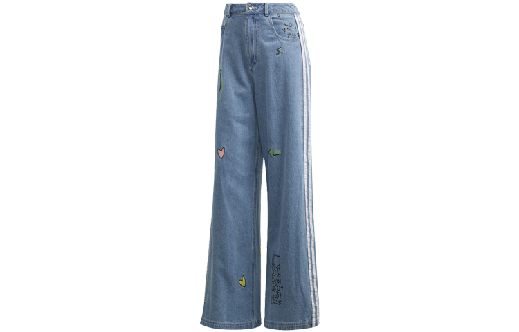 Adidas Originals Jeans Japan Version Women's Blue
