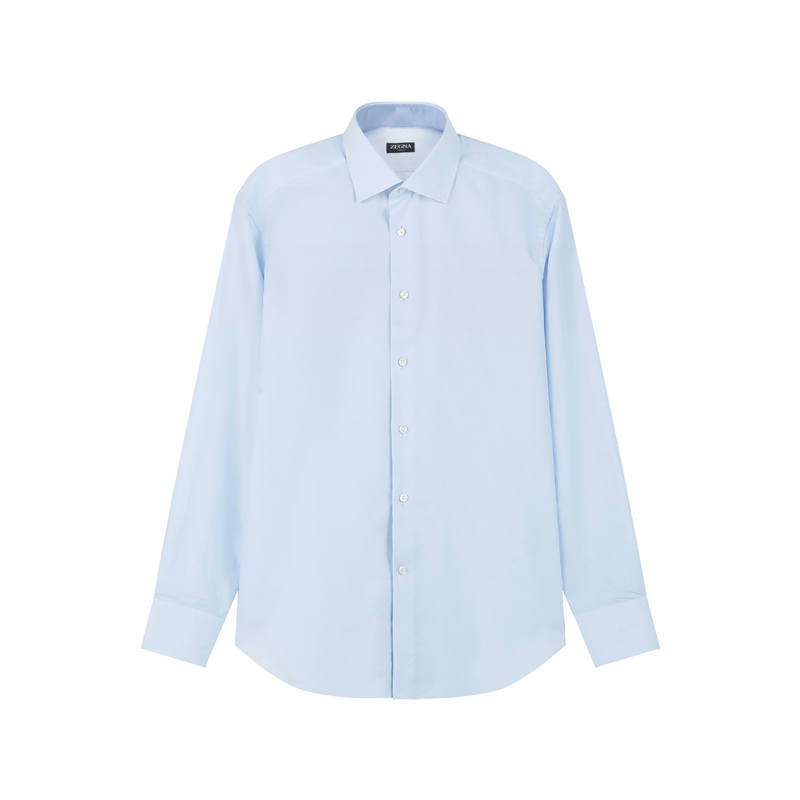 Ermenegildo Zegna SS25 Shirt Men's Light Blue