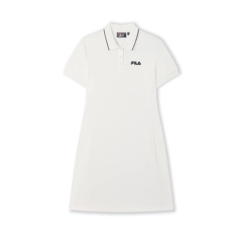 FILA ORIGINALE Short Sleeved Dress Women's Cloud White WT