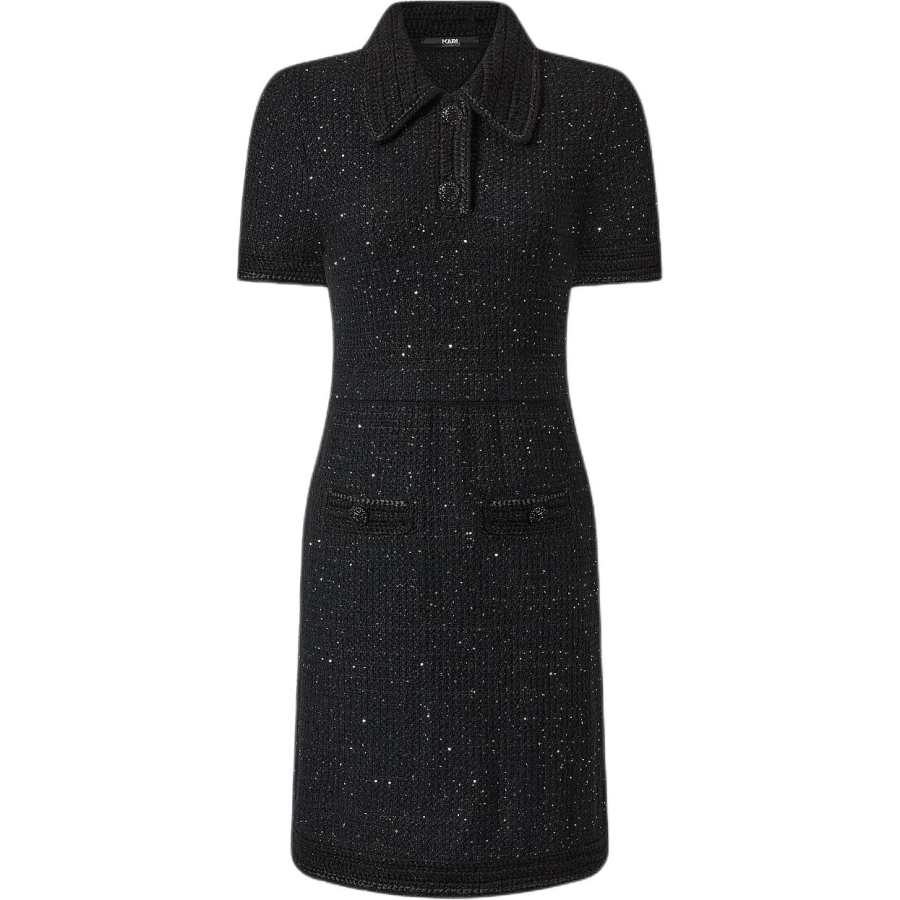 KARL LAGERFELD / Karl Lagerfeld Jeans Short Sleeved Dress Women's Black