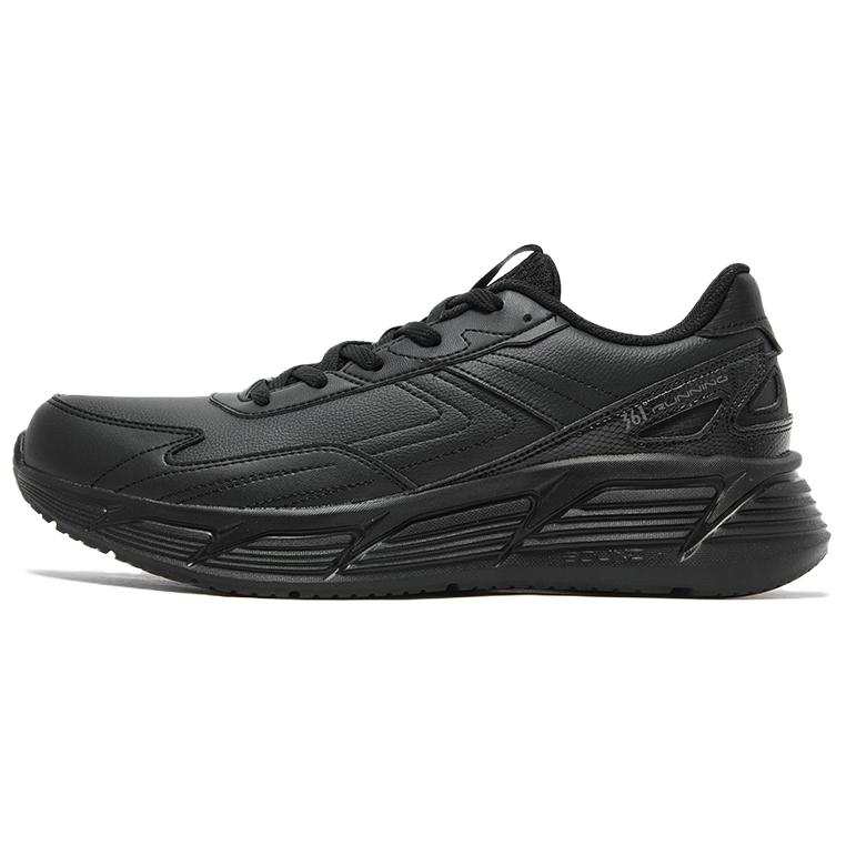 361° Slip Resistant Abrasion Resistant Low top Casual Training Sprint Running Shoes Men's Obsidian Black