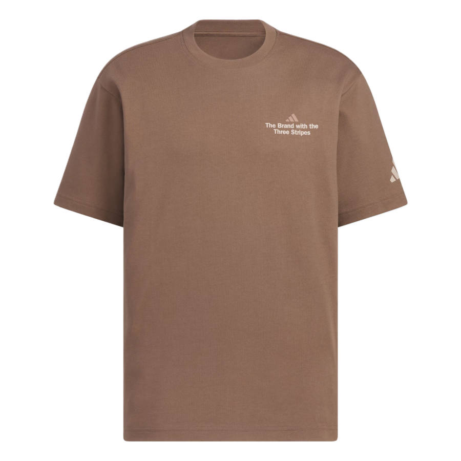 Adidas Adidas GFX SHORT SLEEVE T SHIRT T Shirt Men's Brown