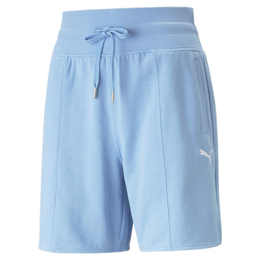 PUMA Women's Basic Collection Casual Shorts Women's Light Blue