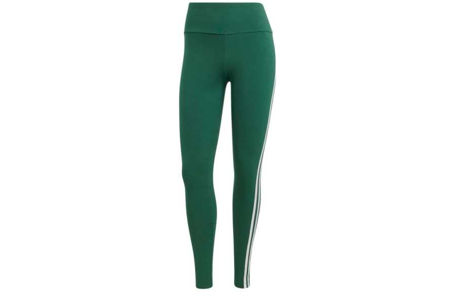 Adidas Adidas Women's 3 Stripes Leggings Collegiate Green